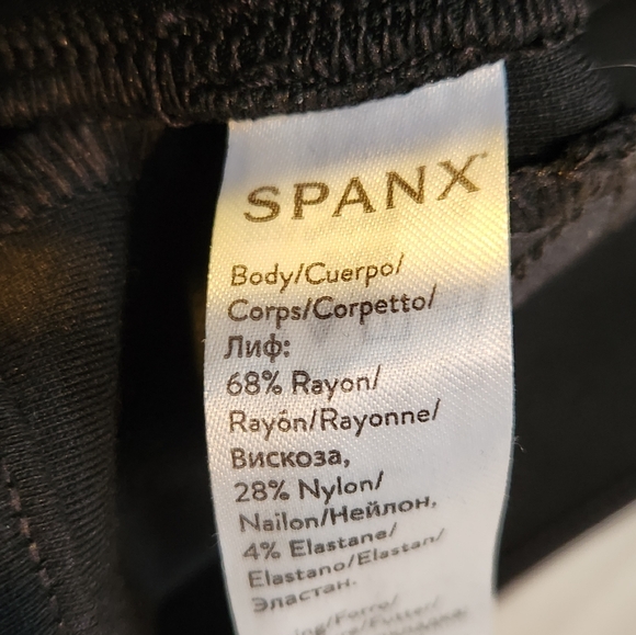 Spanx black leggins womens petite size xs - Picture 6 of 6